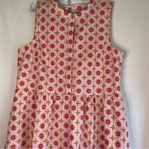 Croft & Barrow geometric vintage print sundress  maxi    SZ M